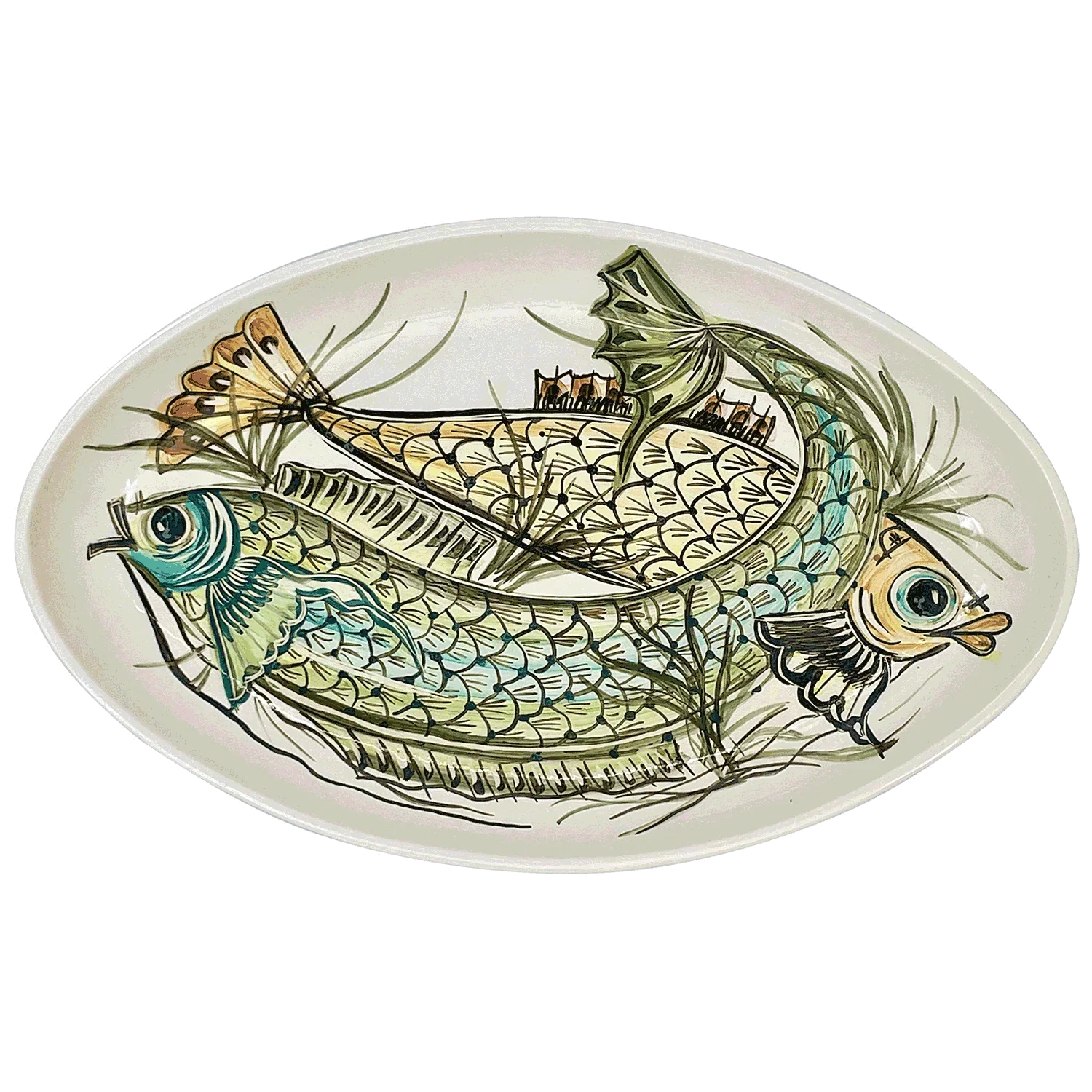 Aldo Fish Oval Platter - Small