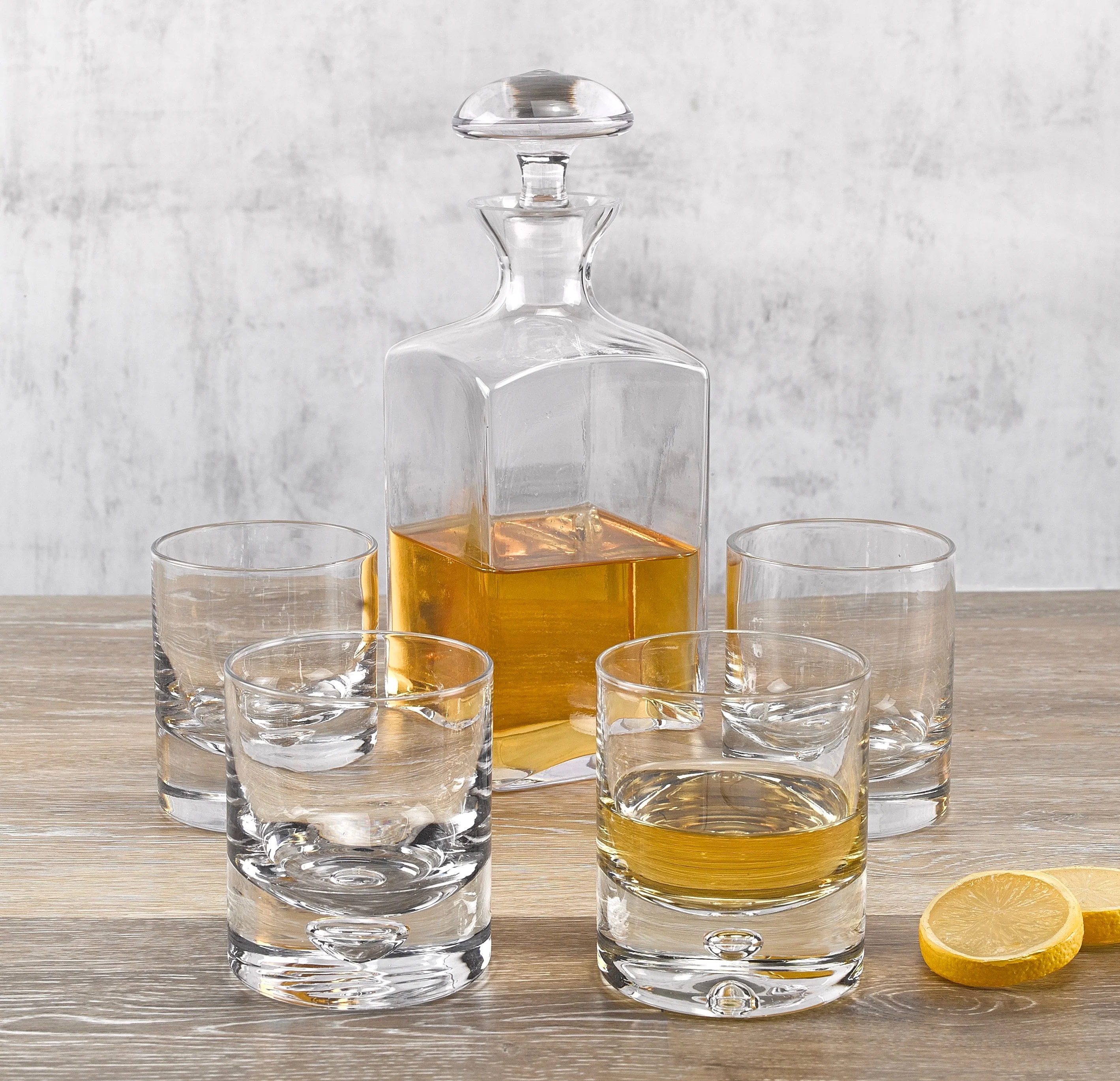 Andre Square Decanter  34 Oz   H10.5" - Image 2