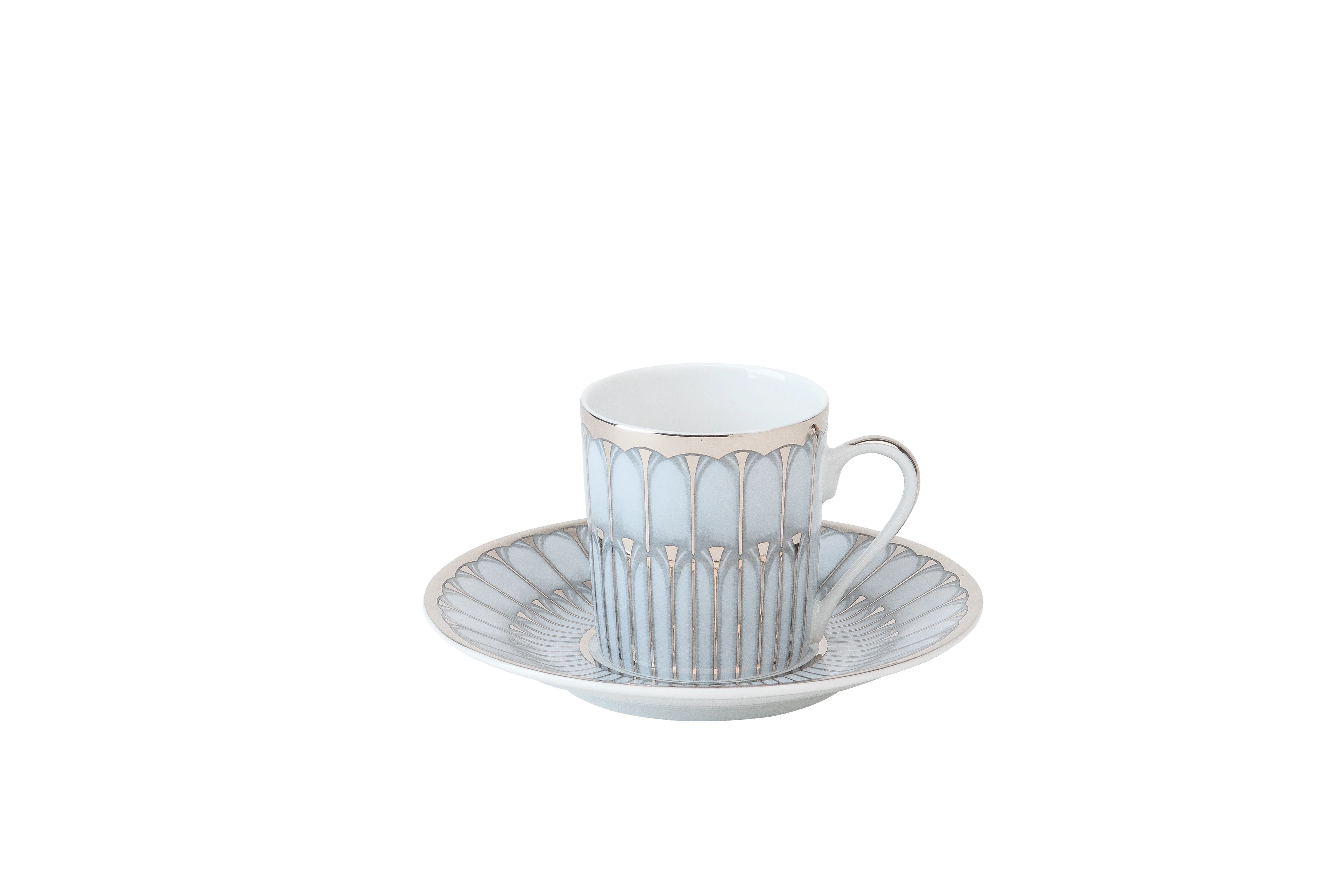 Arcades Grey Platinum Coffee Cup