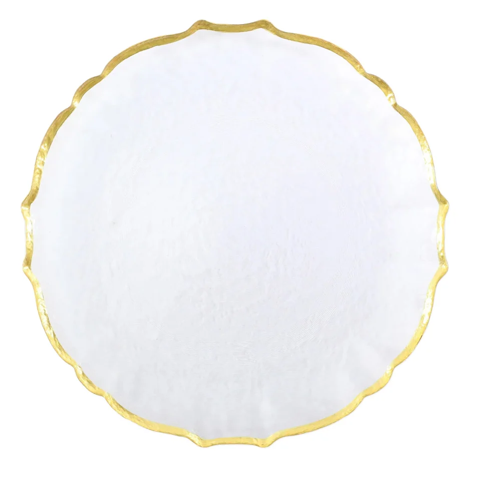 Baroque Glass Service Plate/Charger - Image 4