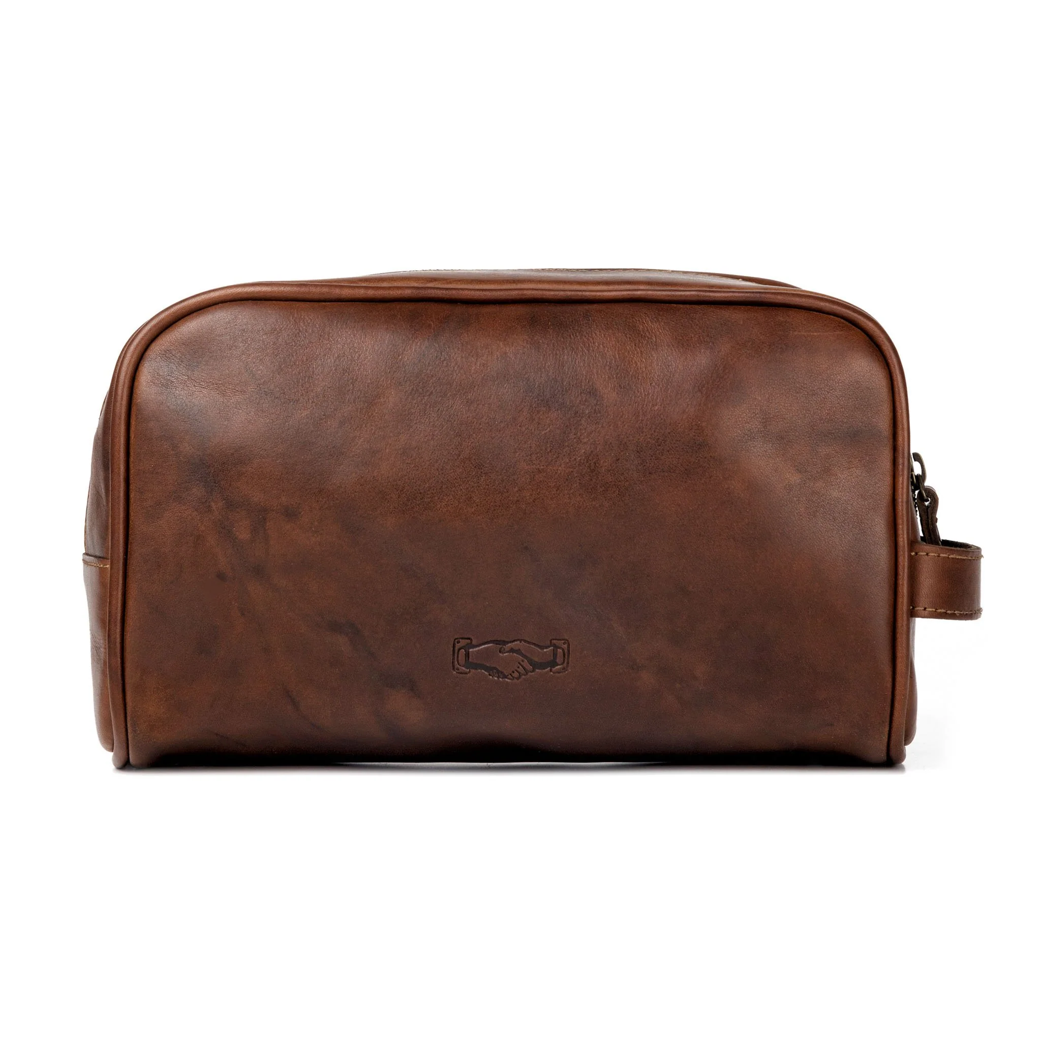 Benjamin Leather Wash Bag - Image 3