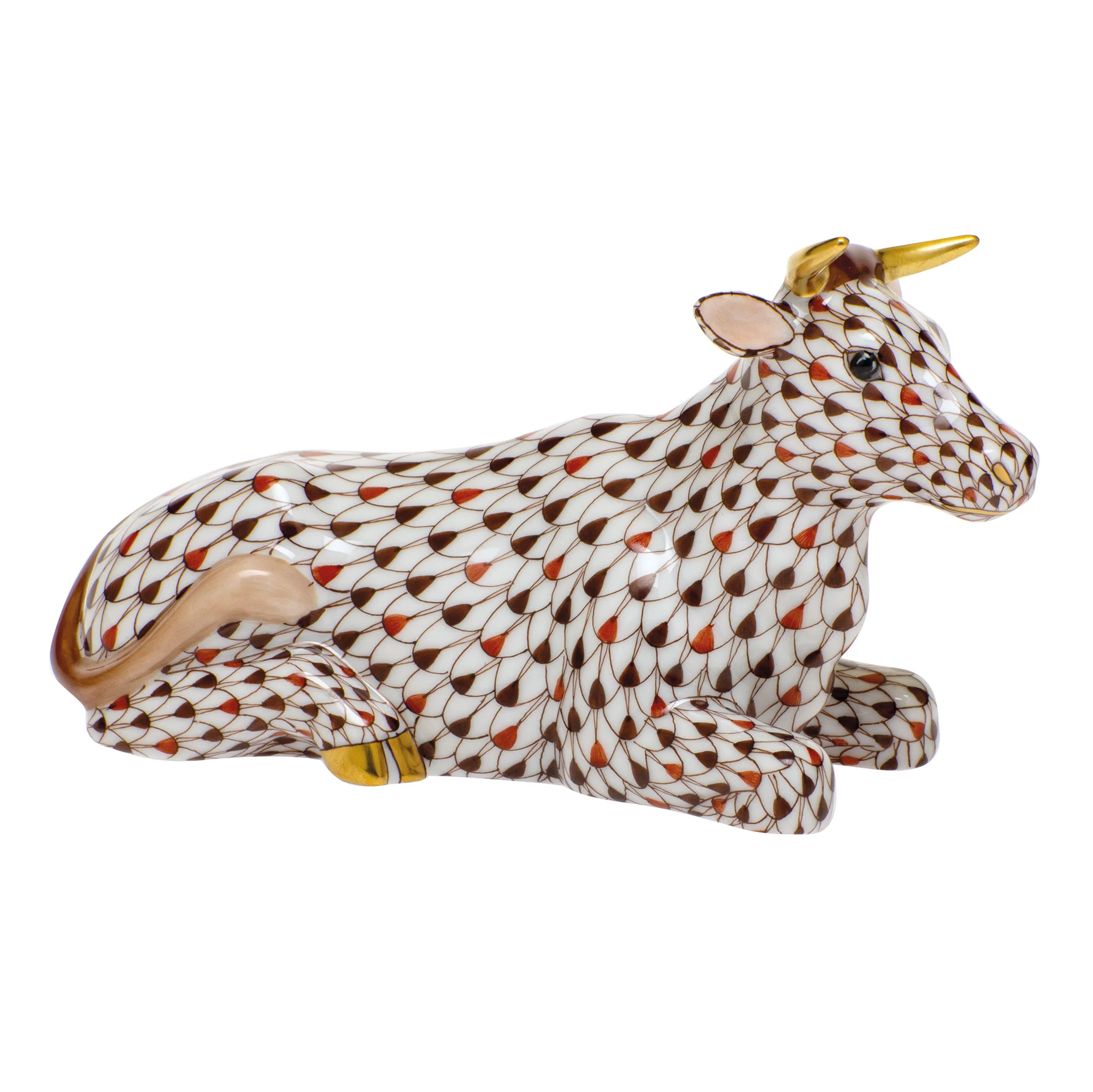 Nativity Lying Cow 4.75"l X 2"w X 2.75"h