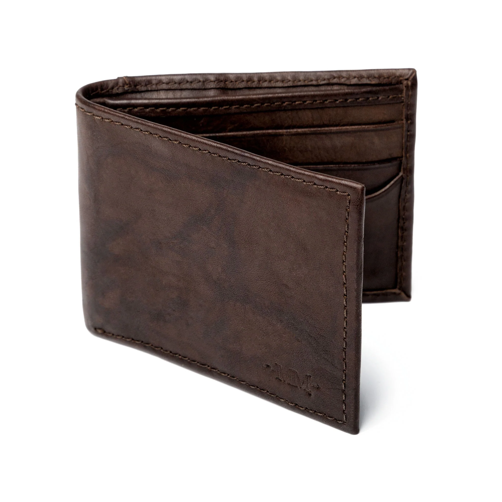 Benjamin Leather Bifold w/Front Pocket Wallet - Image 8