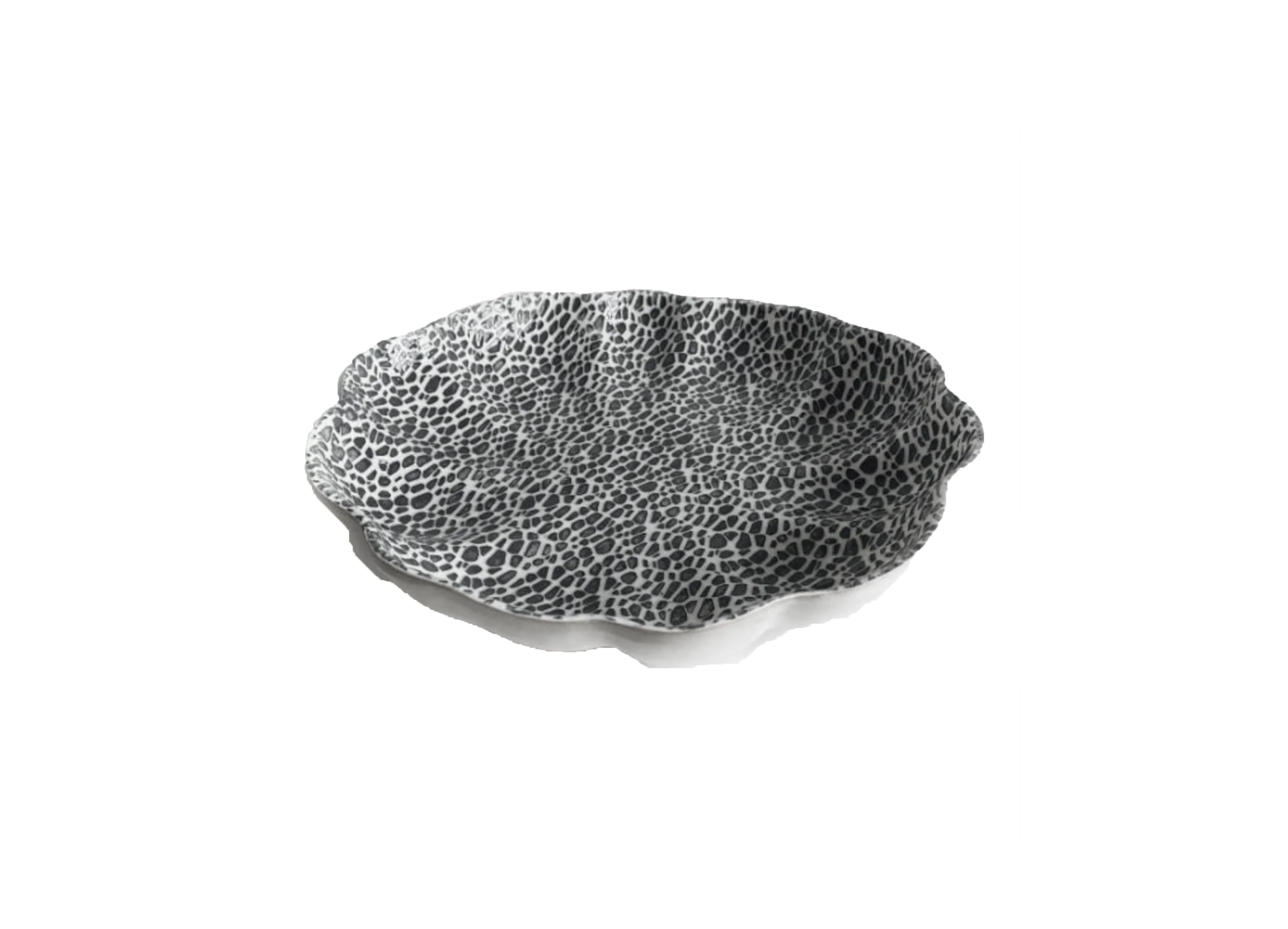 Black Large Scallop Bowl - Image 2