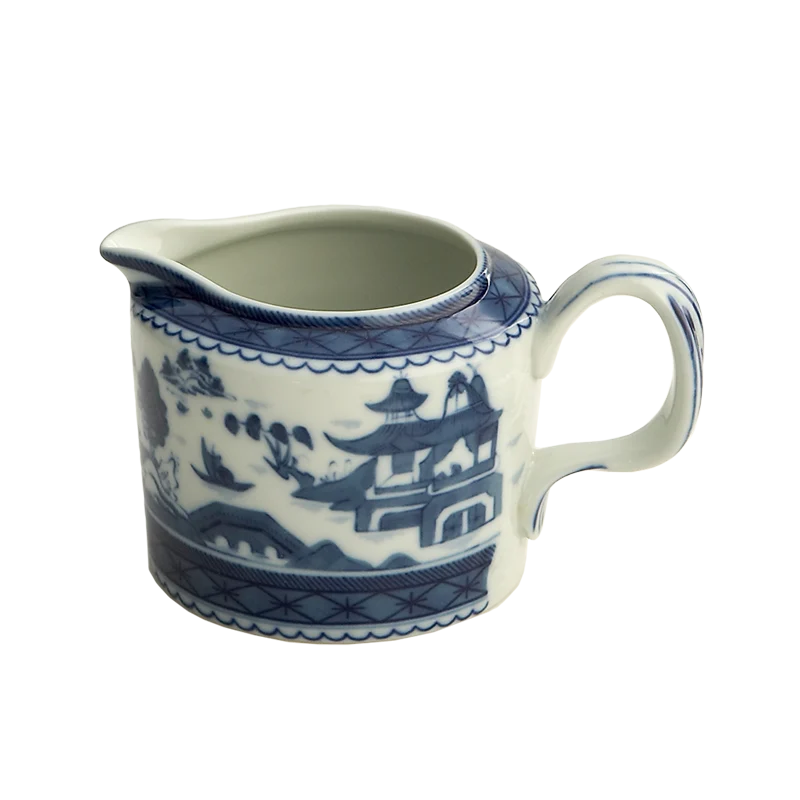 Blue Canton Cream Pitcher