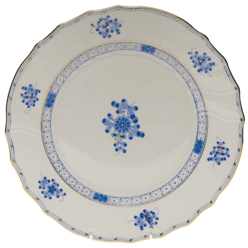 Blue Garden Dinner Plate