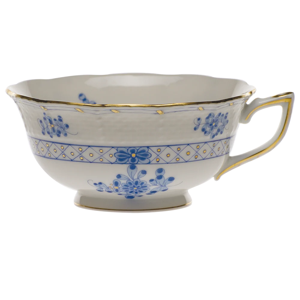 Blue Garden Tea Cup