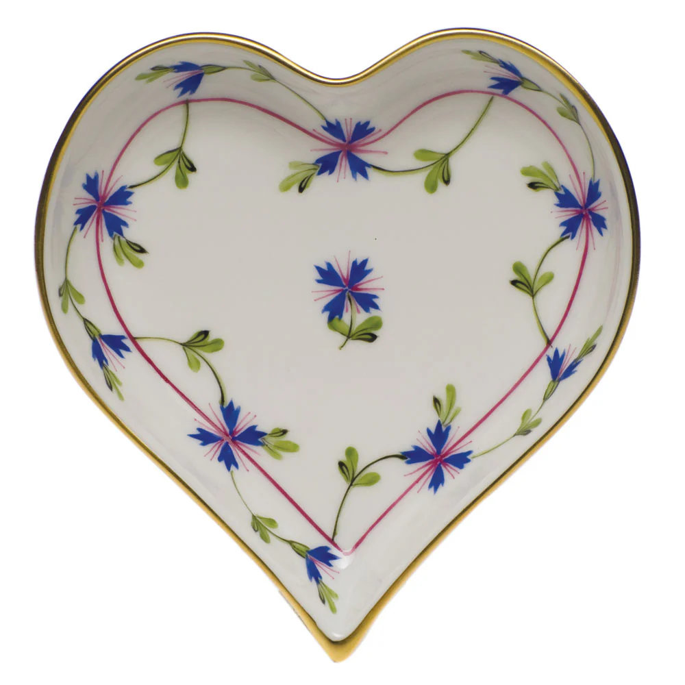 Blue Garland Small Heart Tray