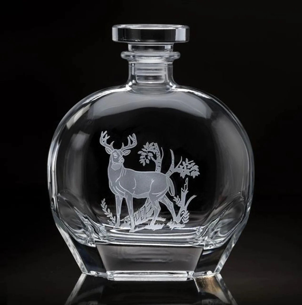 Buck Round Decanter