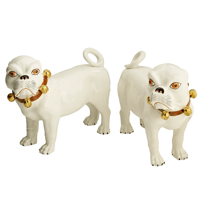 Bulldogs Brown Collar (Pair)