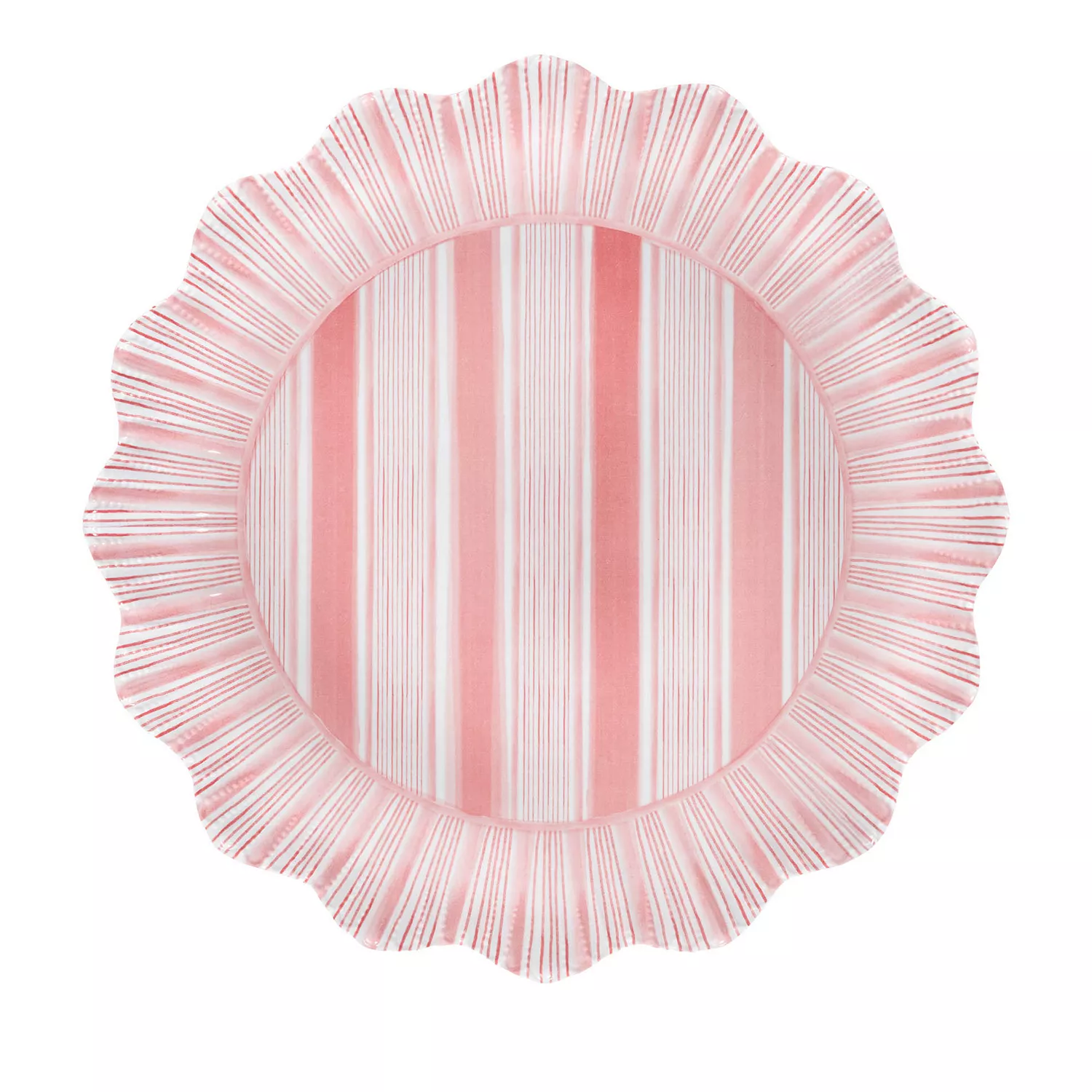 Cabana Stripe melamine dinner plates - Set of 4 - Image 4