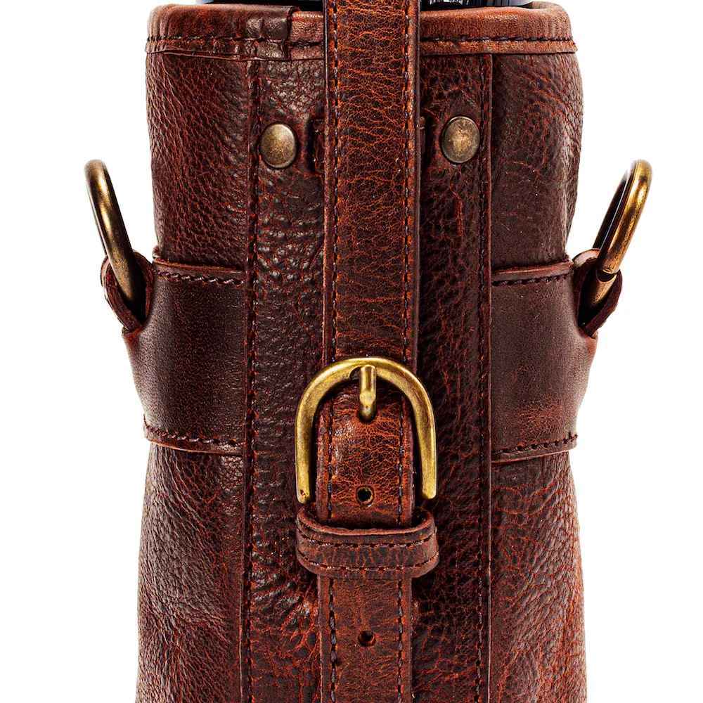 Campaign Leather Wine Tote - Image 17