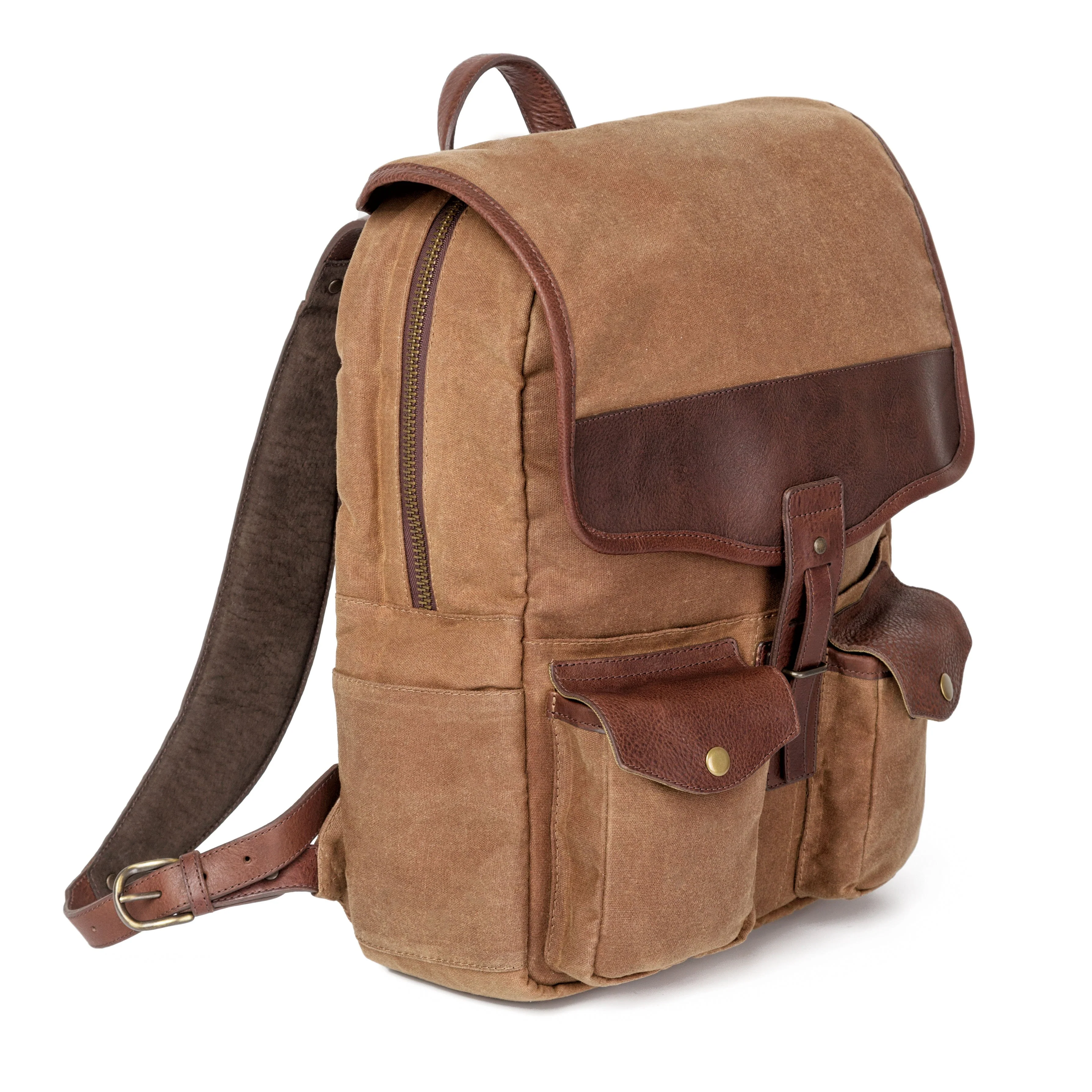 Campaign Waxed Canvas Backpack - Image 2
