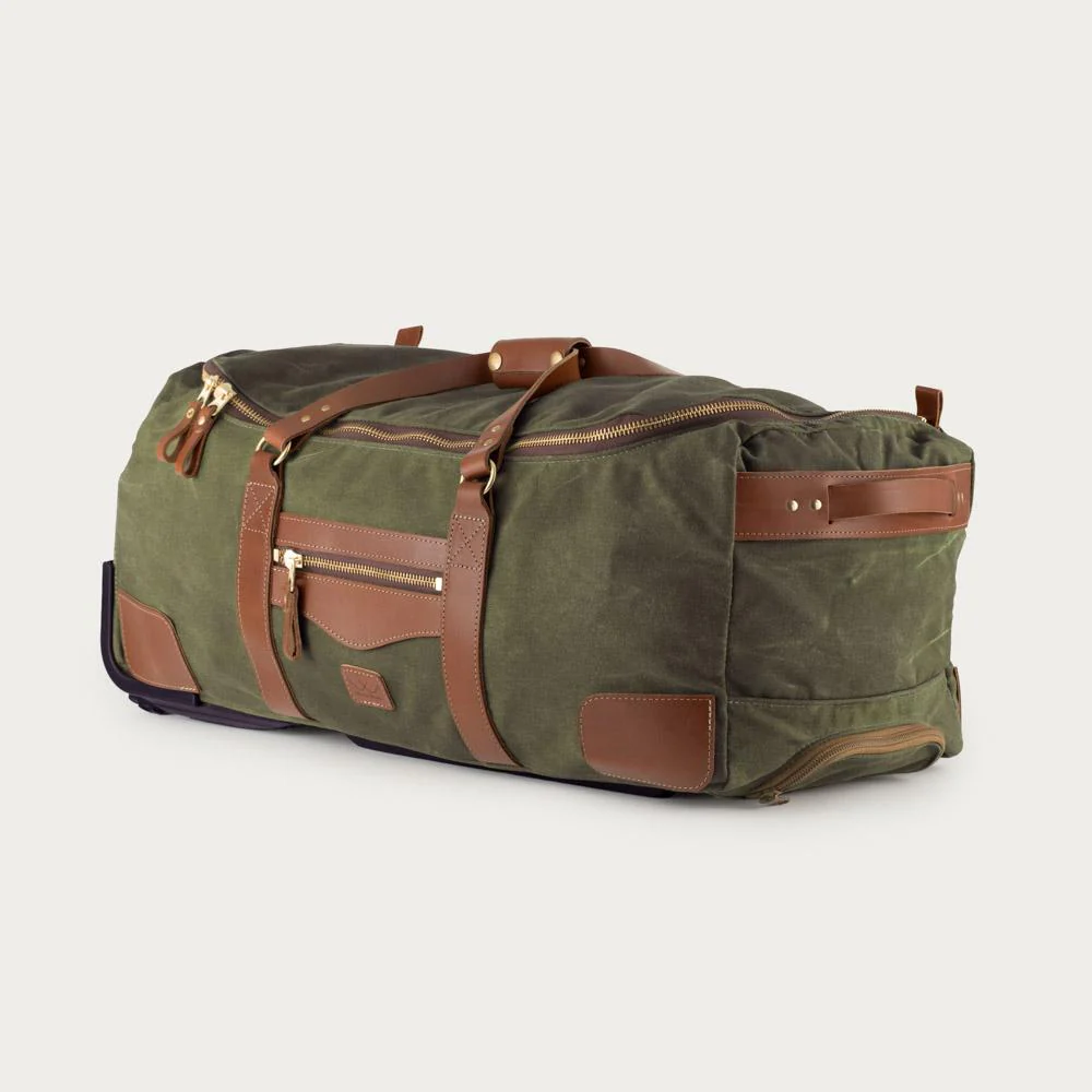 Campaign Waxed Canvas Large Roller Duffle - Image 12
