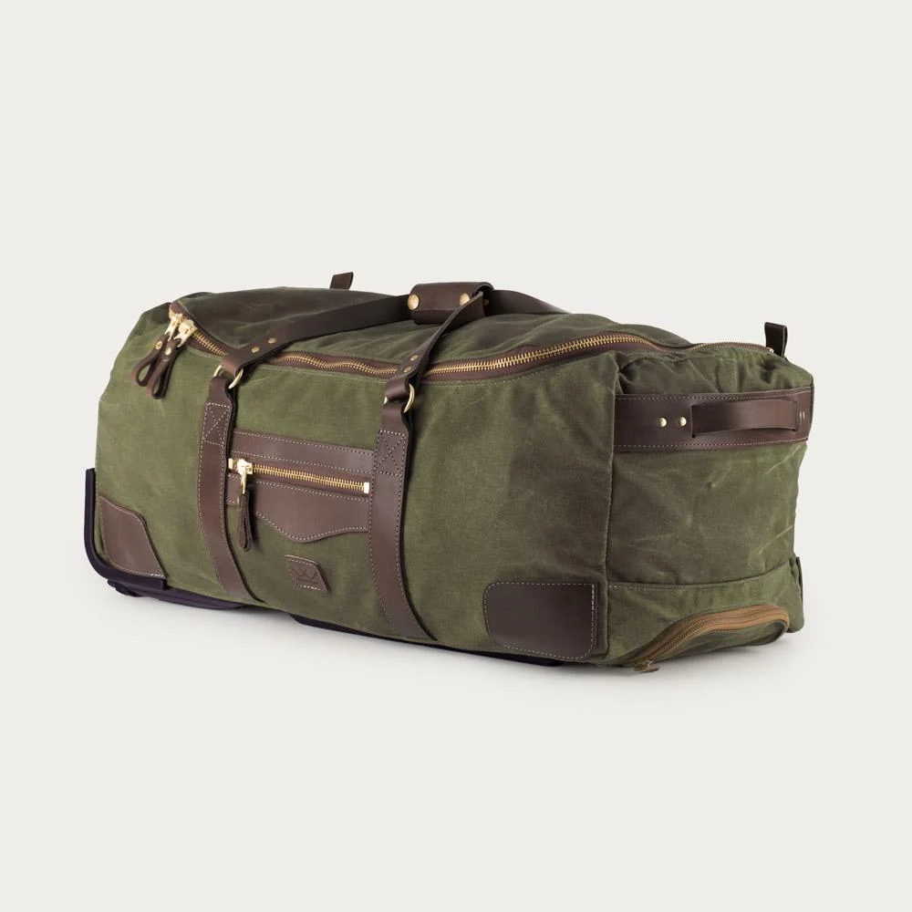 Campaign Waxed Canvas Large Roller Duffle - Image 13