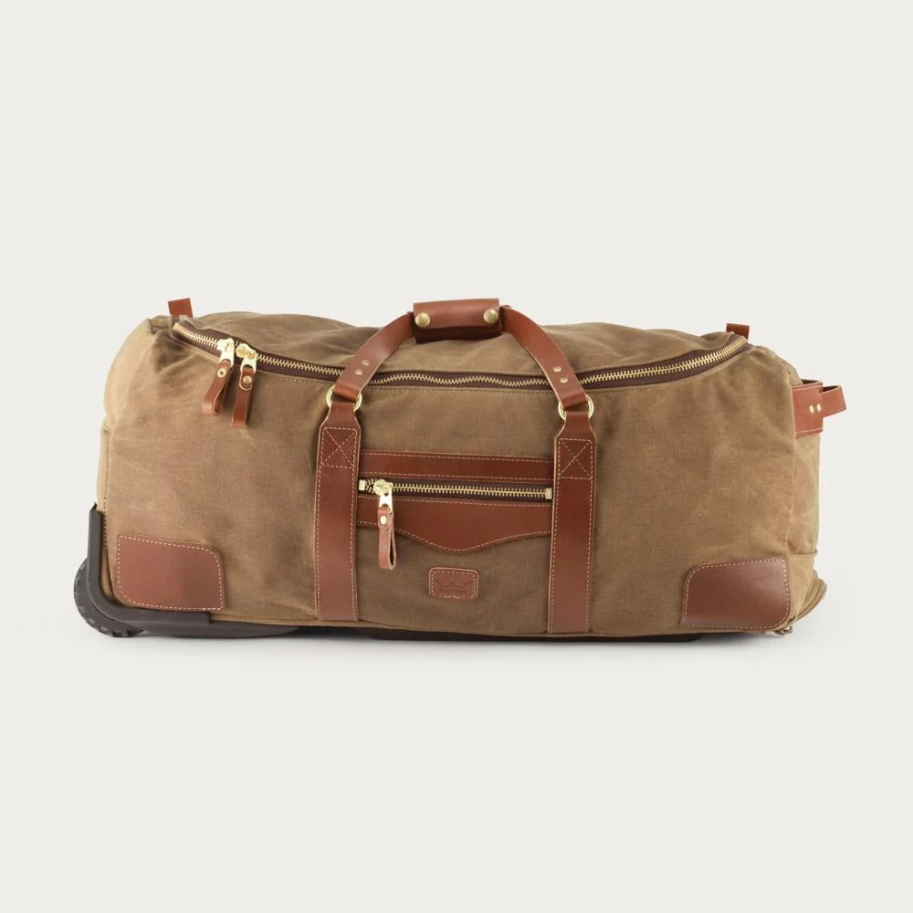 Campaign Waxed Canvas Large Roller Duffle - Image 14