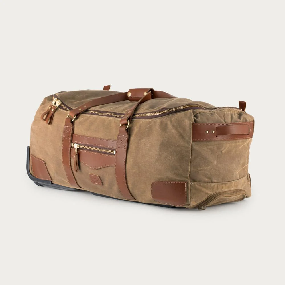 Campaign Waxed Canvas Large Roller Duffle - Image 15