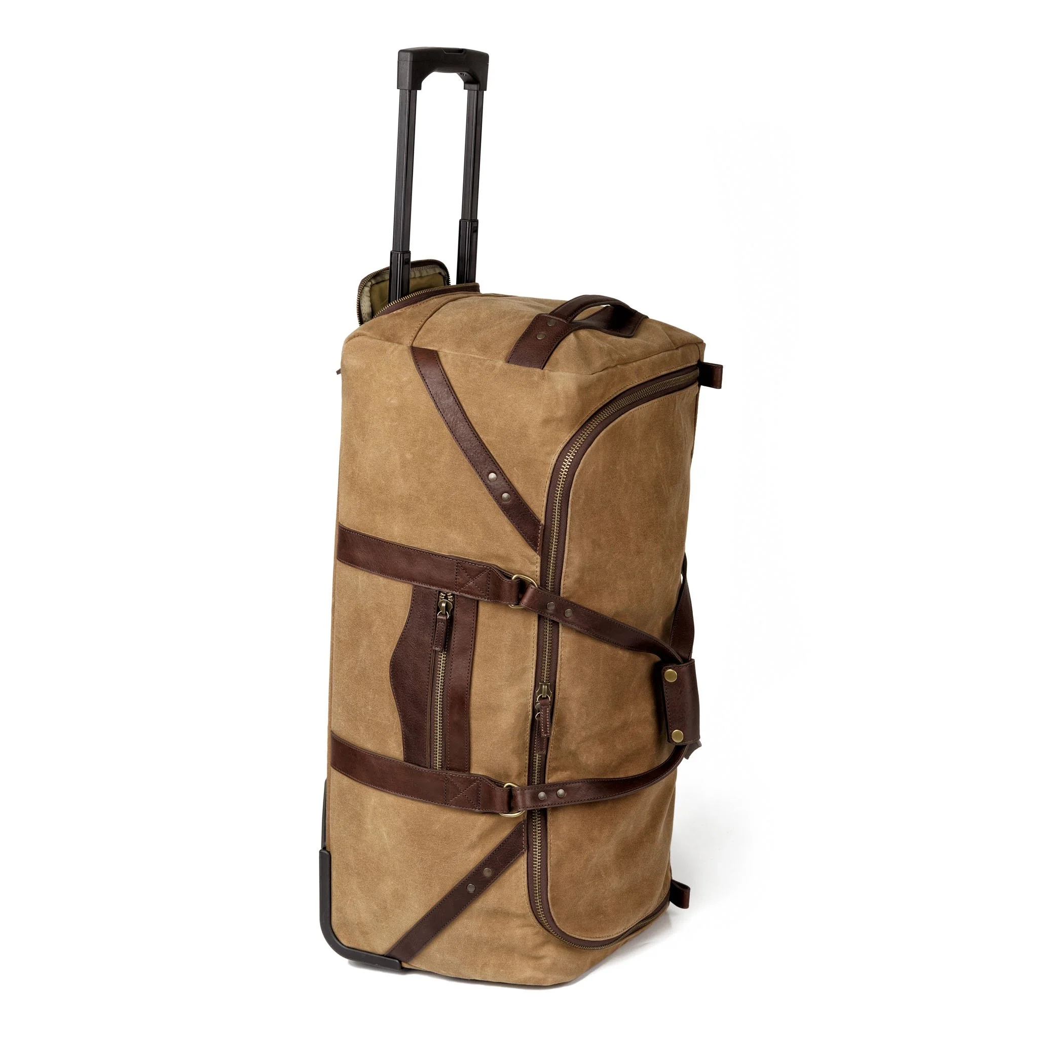 Campaign Waxed Canvas Large Roller Duffle - Image 3