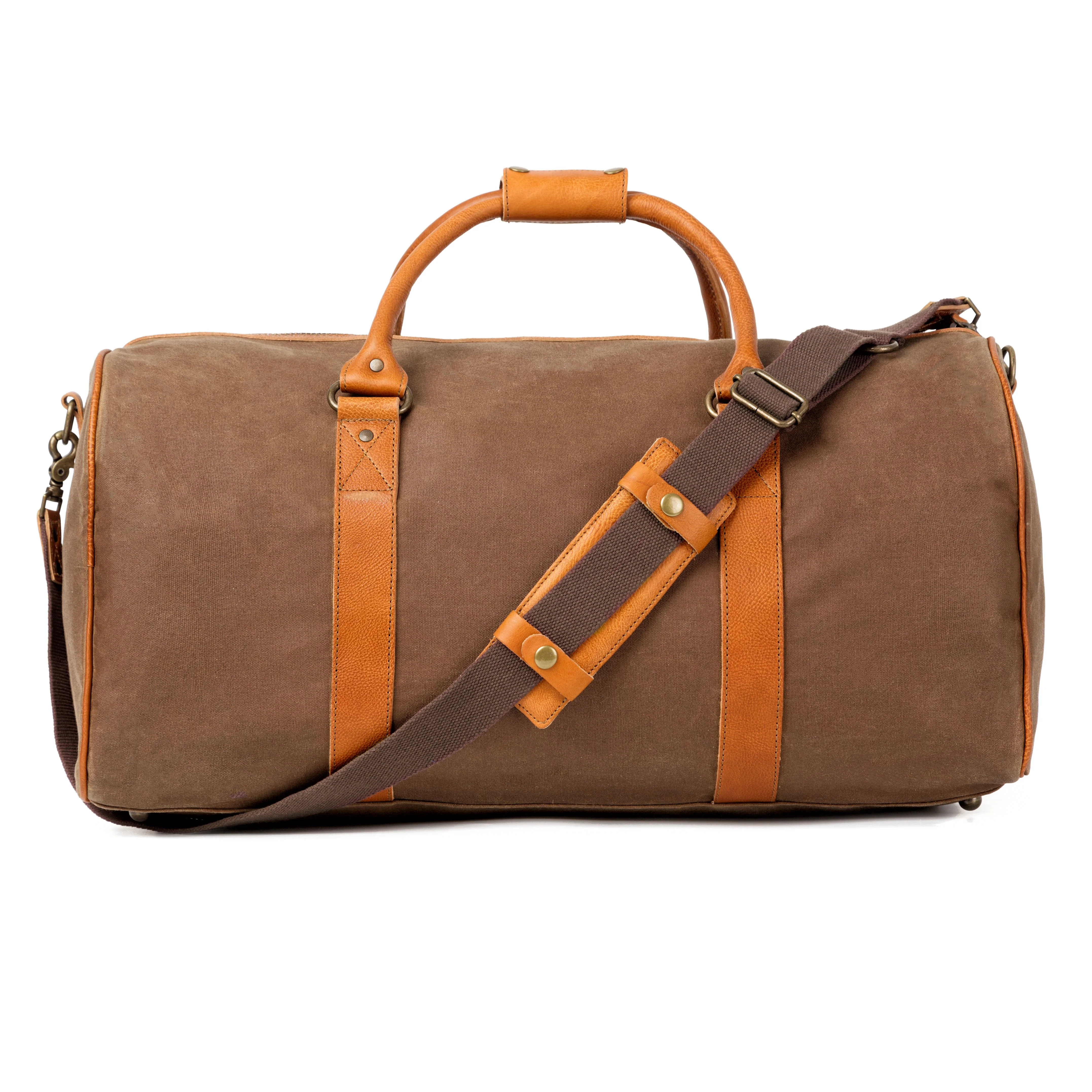 Campaign Waxed Canvas Large Field Duffle - Image 14