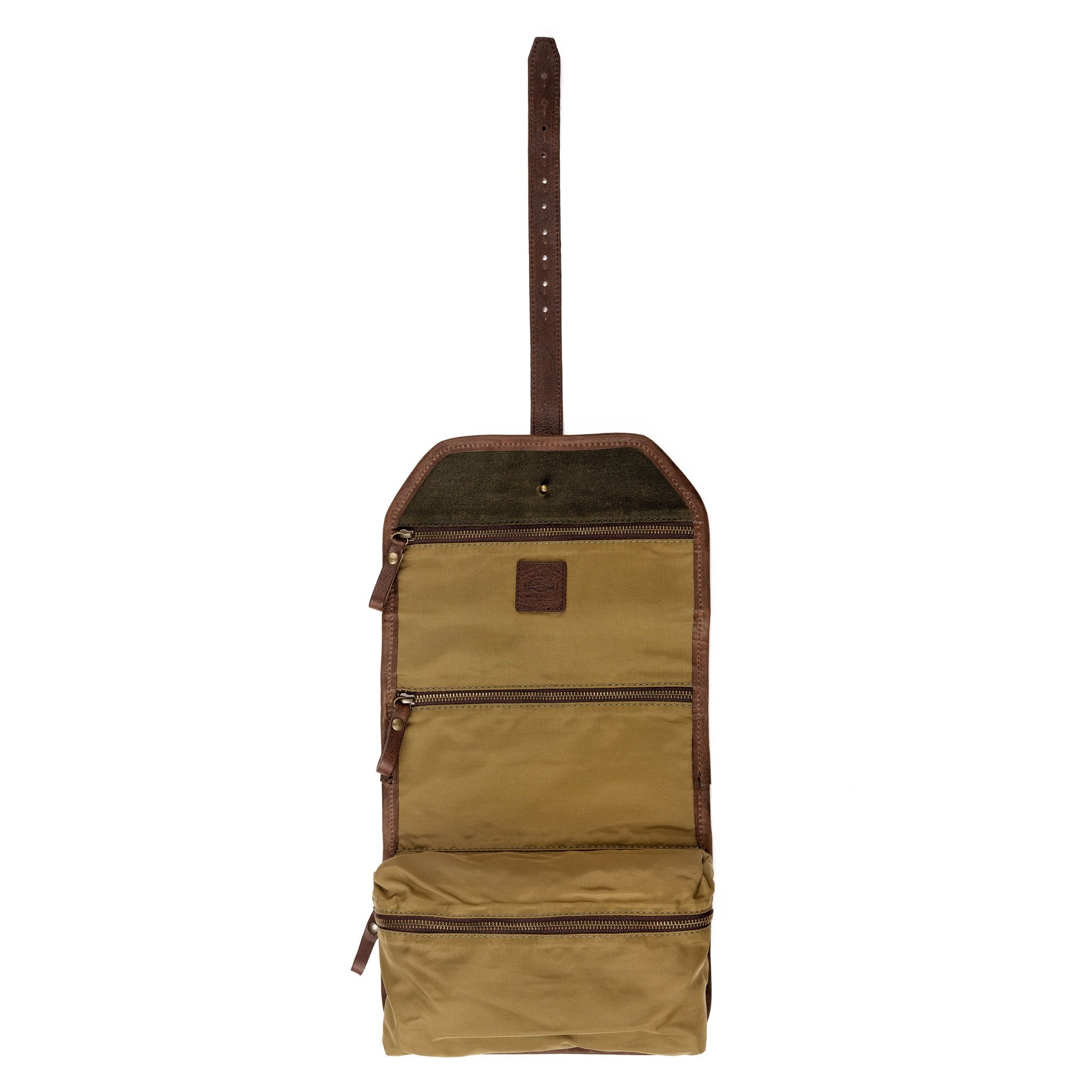 Campaign Waxed Canvas Roll-Up Shave Kit - Image 11