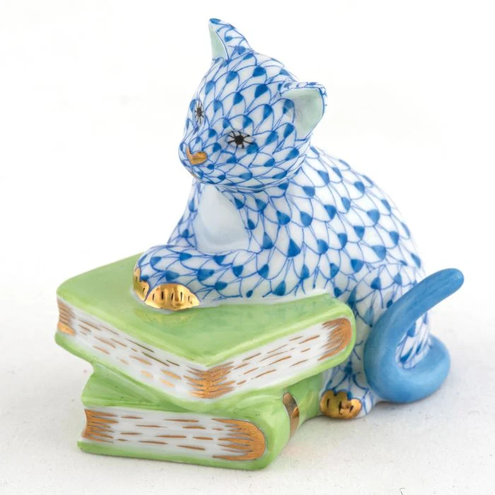 Cat on Books - Image 2