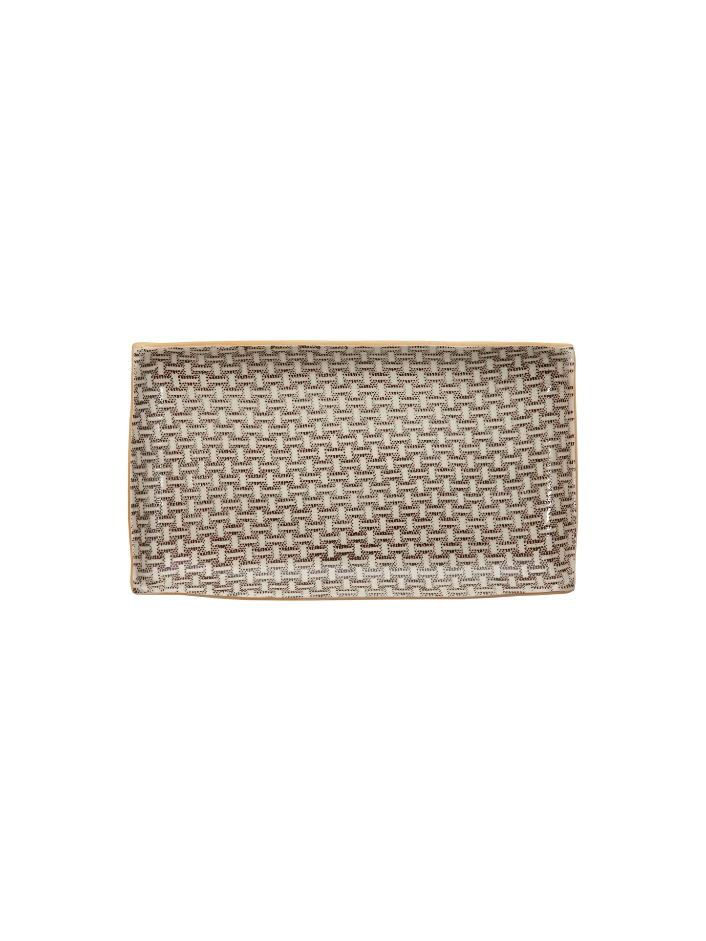 Chestnut Small Rectangular Stacking Tray - Image 3
