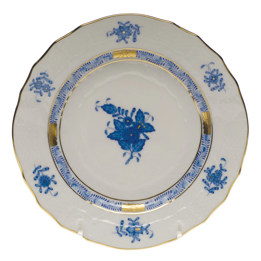 Chinese Bouquet Blue Bread And Butter Plate 6"d - Image 2