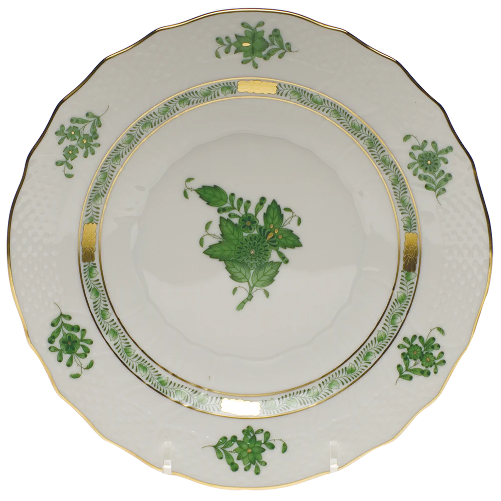 Chinese Bouquet Green Salad Plate  7.5"d