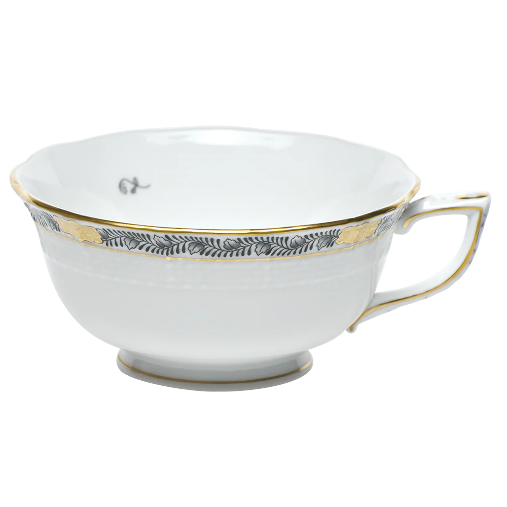 Chinese Bqt Garland Black Tea Cup (8 Oz) - Black