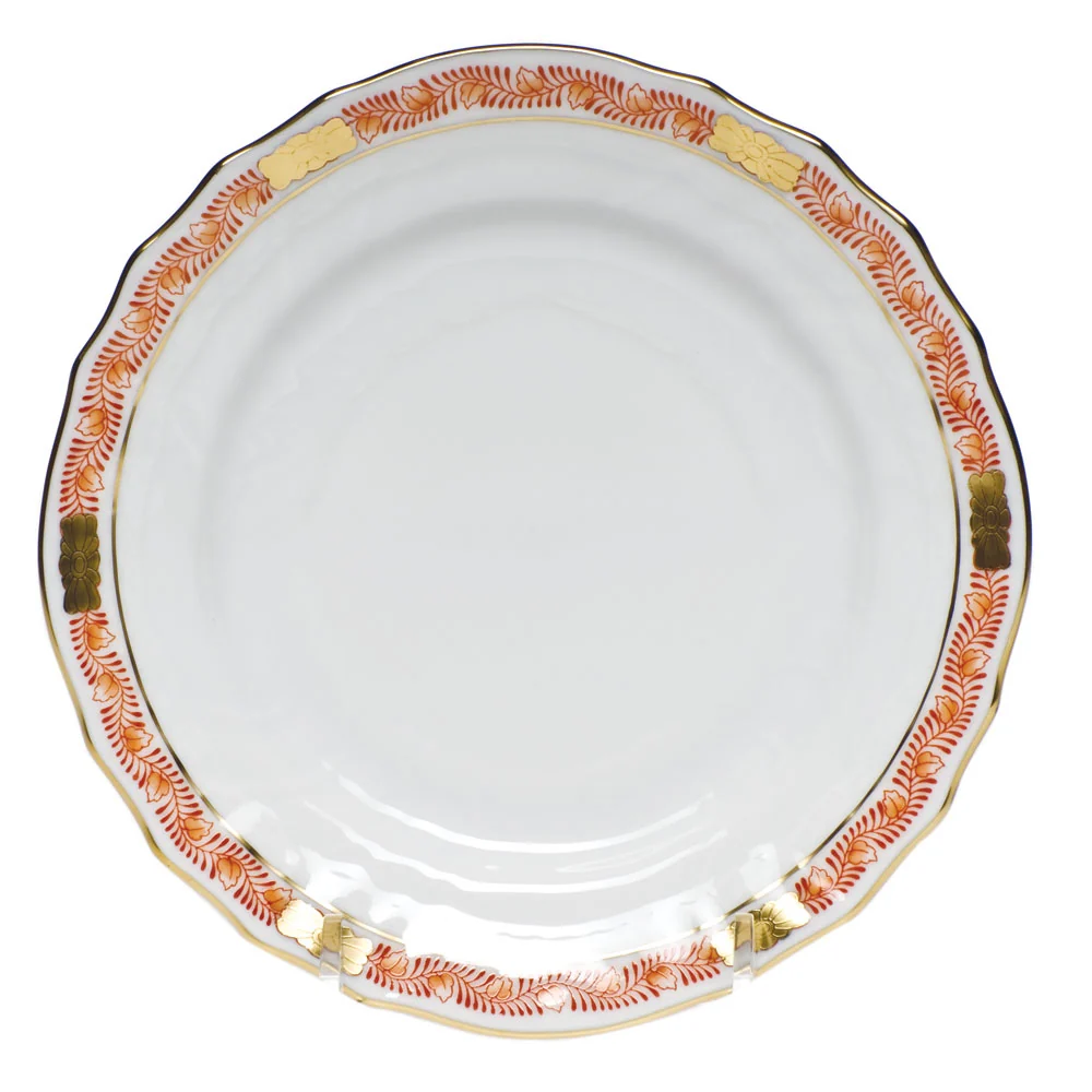 Chinese Bqt Garland Rust Bread And Butter Plate 6"d - Rust - Image 2