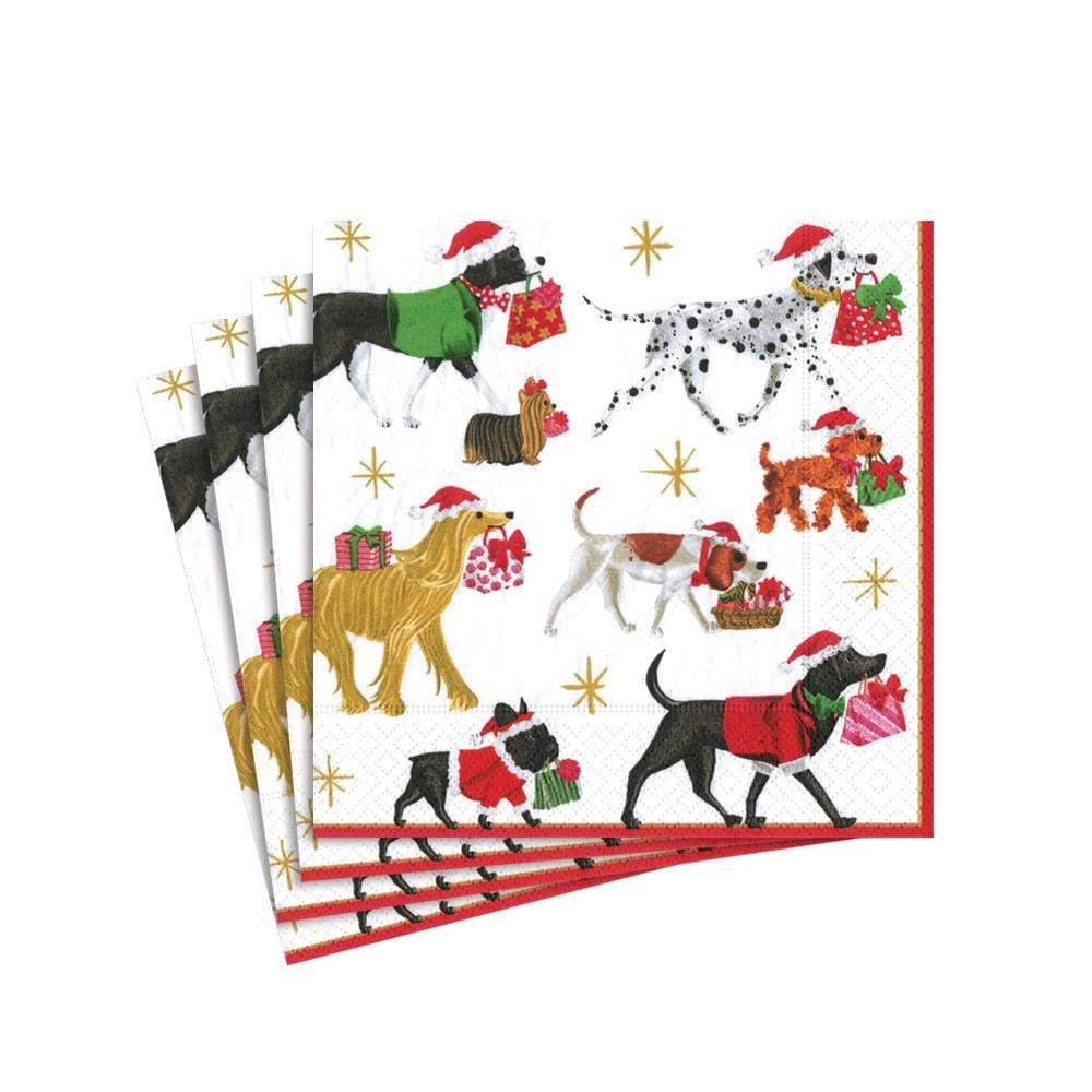 Christmas Delivery-White Cocktail Napkins - Image 2