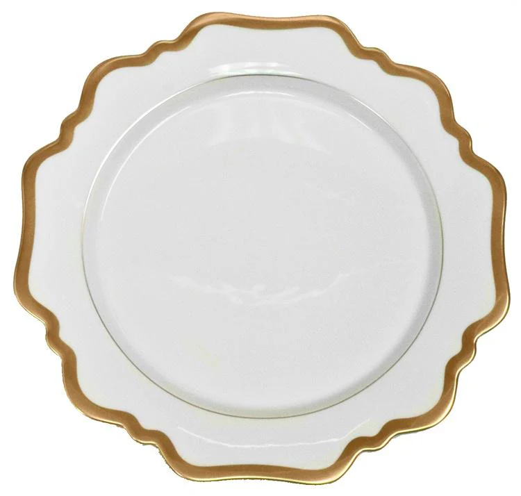 Anna Weatherley Antique White/Gold Salad Plate