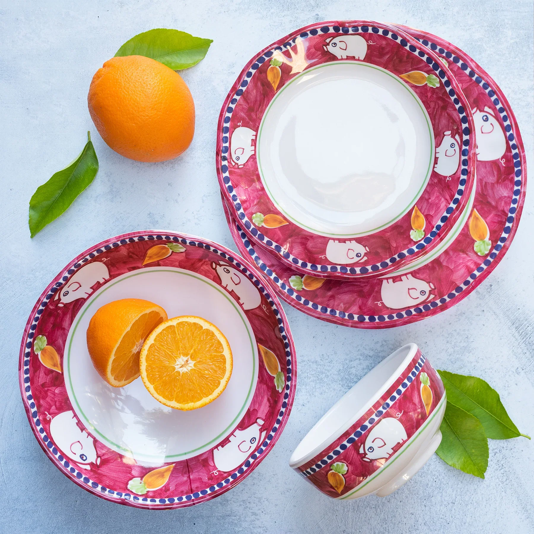 Melamine Porco Dinner Plate - Image 2
