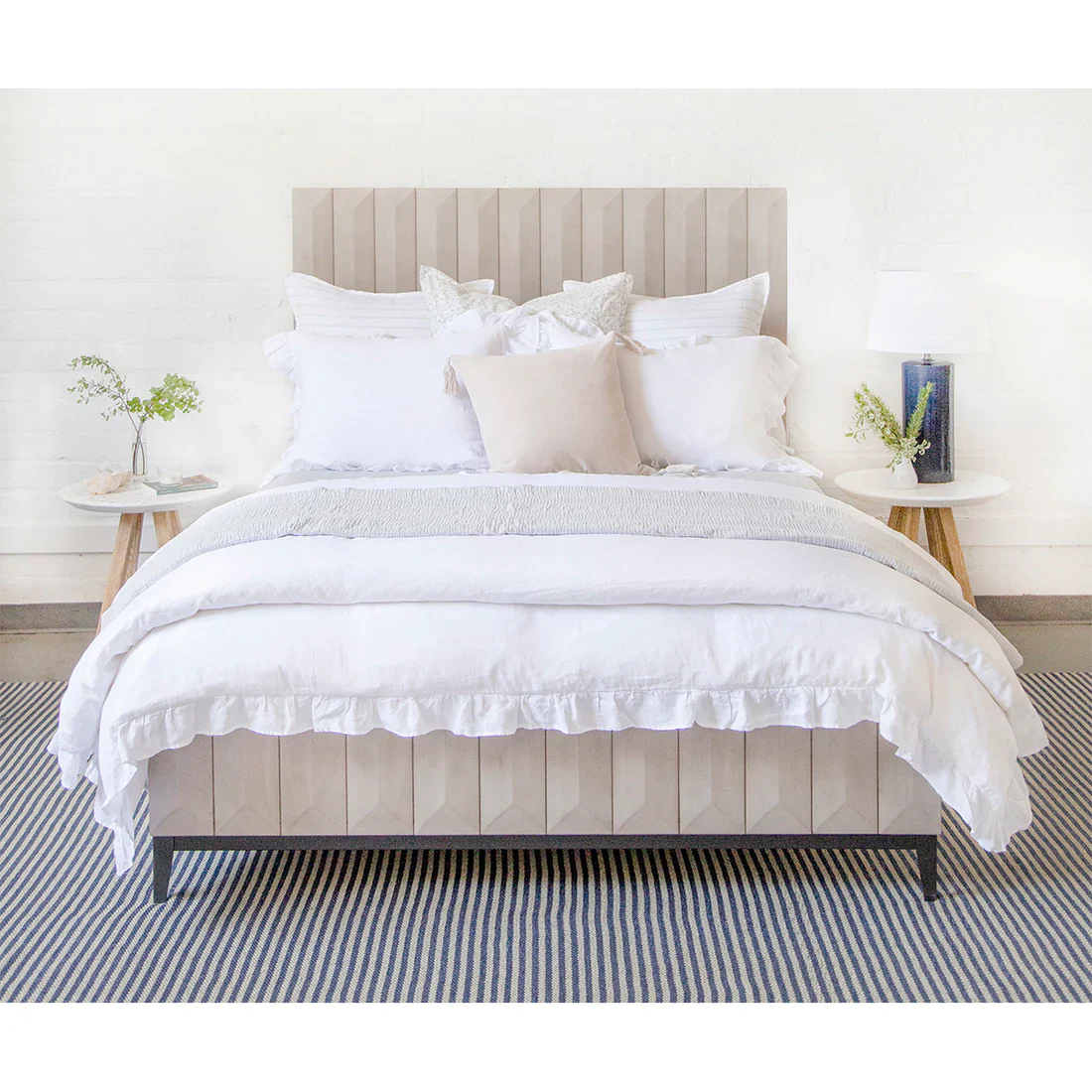 Nantucket Matelasse Coverlet - Grey - Image 2