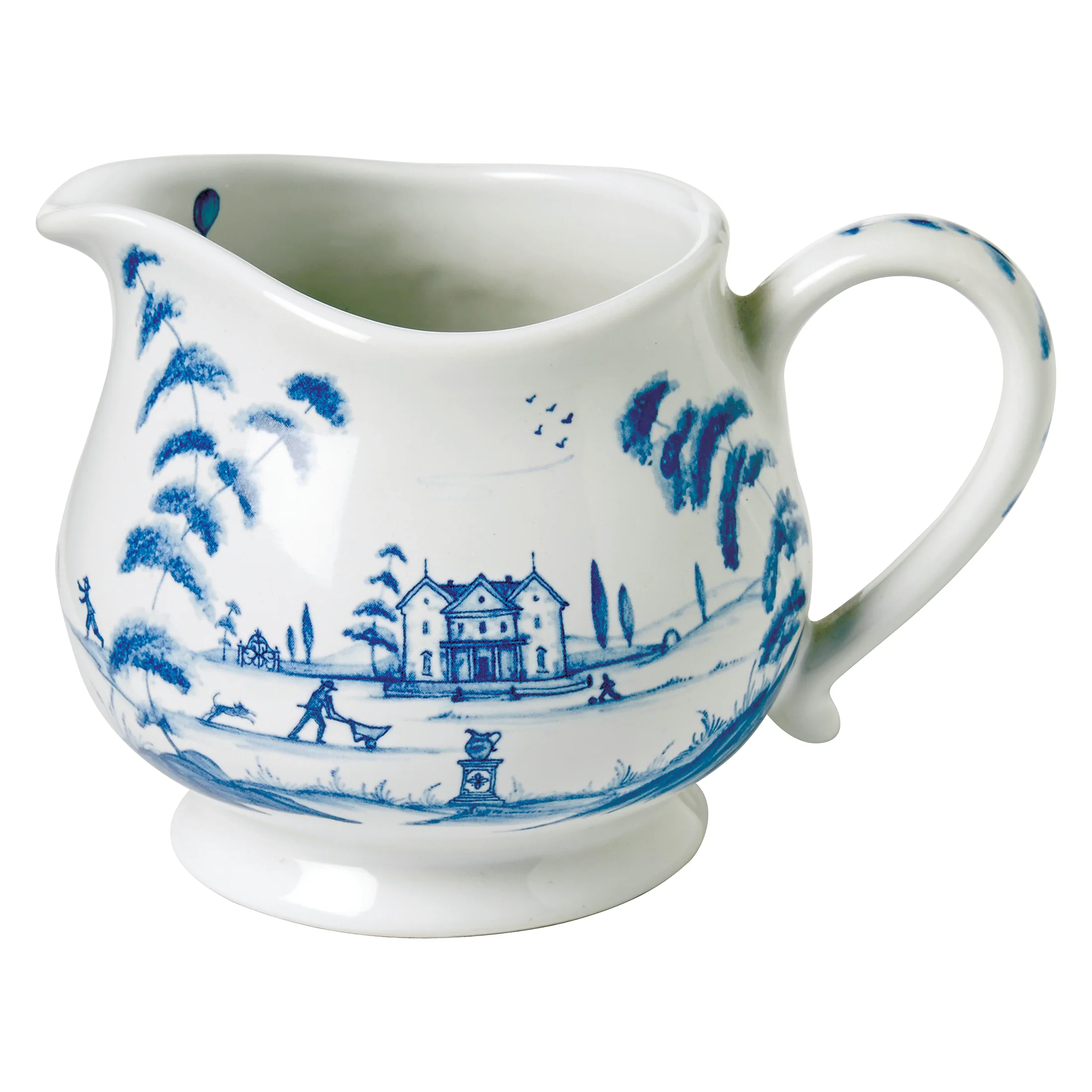 Country Estate Delft Blue Creamer Main House