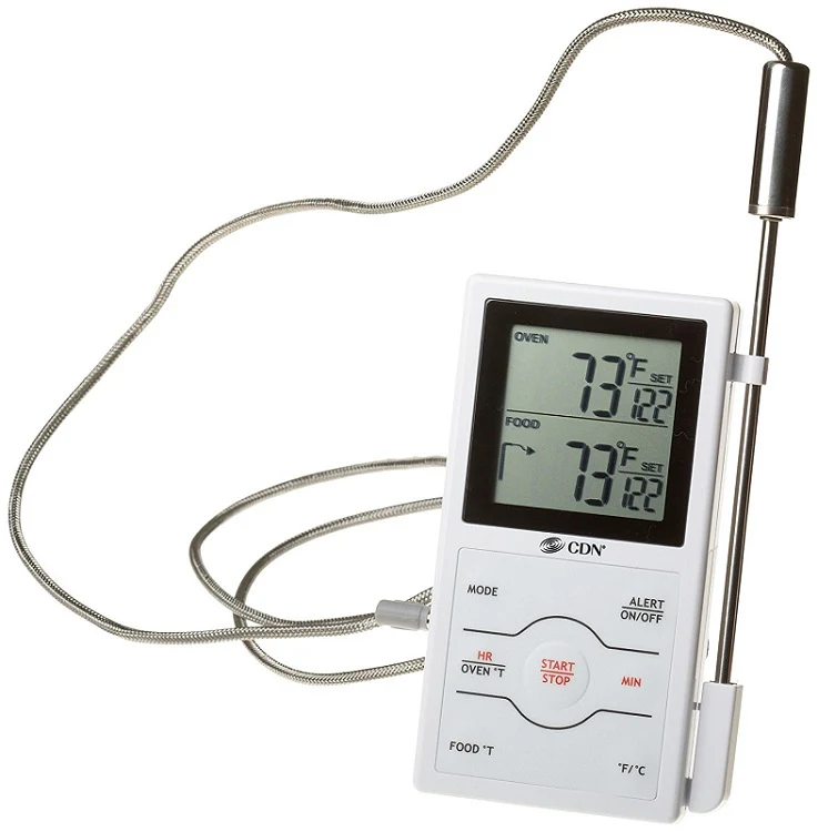 Dual-Sensing Probe Thermometer/Timer