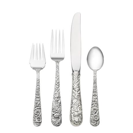Estate - Kirk Stieff Repousse Sterling Silver by the Setting - Image 2