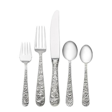 Estate - Kirk Stieff Repousse Sterling Silver by the Setting - Image 3