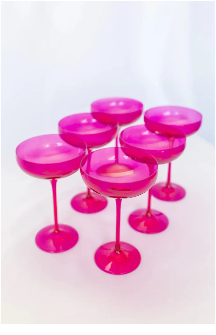 Estelle Colored Champagne Coupe - Set of 2 - Image 5