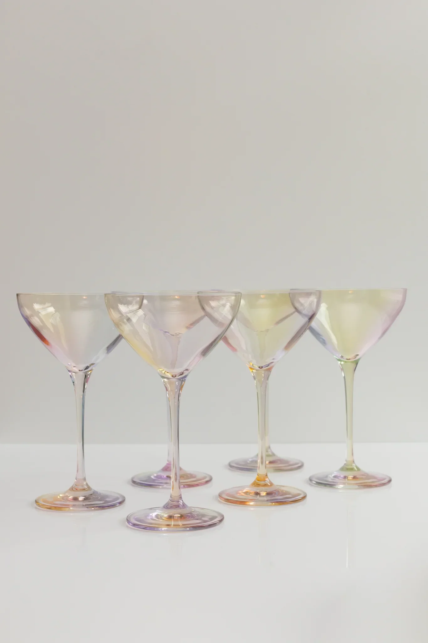 Estelle Colored Martini Glass - Set 6 - Image 12