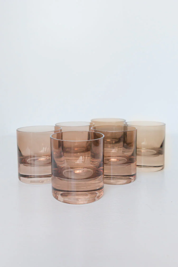 Estelle Colored Rocks Glass - Set of 6 - Image 11