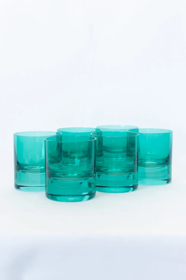 Estelle Colored Rocks Glass - Set of 6 - Image 16