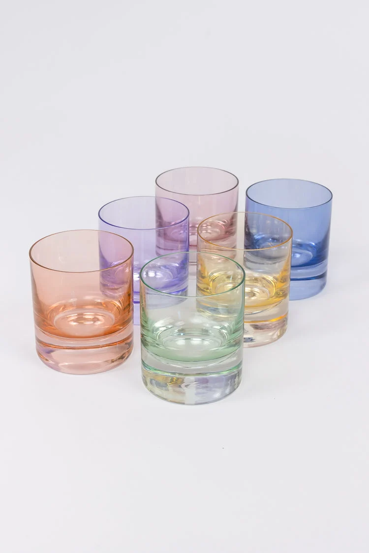 Estelle Colored Rocks Glass - Set of 6 - Image 17