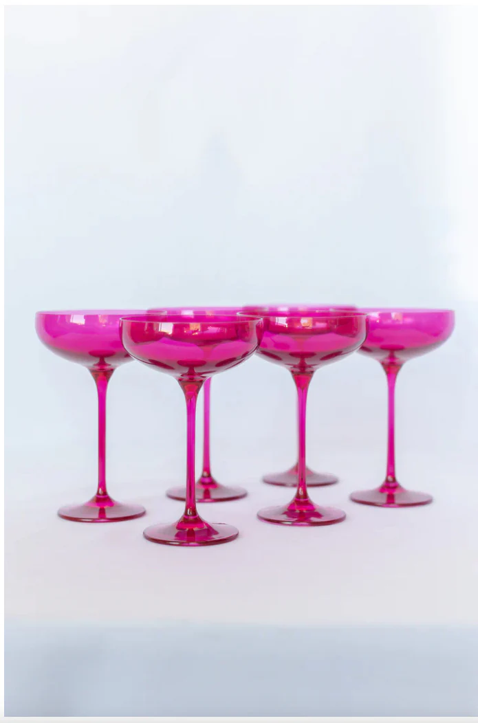 Estelle Colored Champagne Coupe - Set of 6 - Image 17