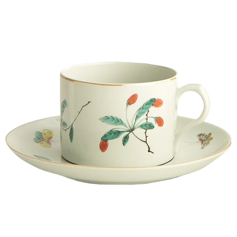 Famille Verte Cup & Saucer - Lg.