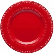 Fantasy - Dessert Plate Red