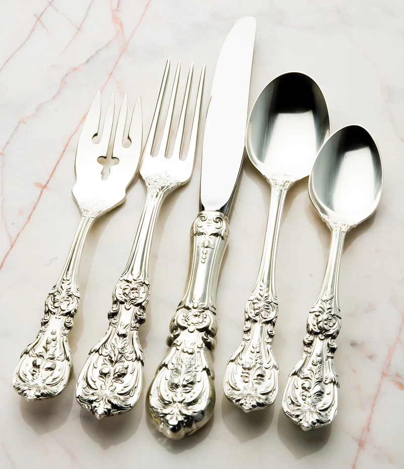 ESTATE - Francis I Sterling Silver Flatware by the Setting - Image 3