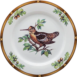 Game Birds Woodcock Salad Plate