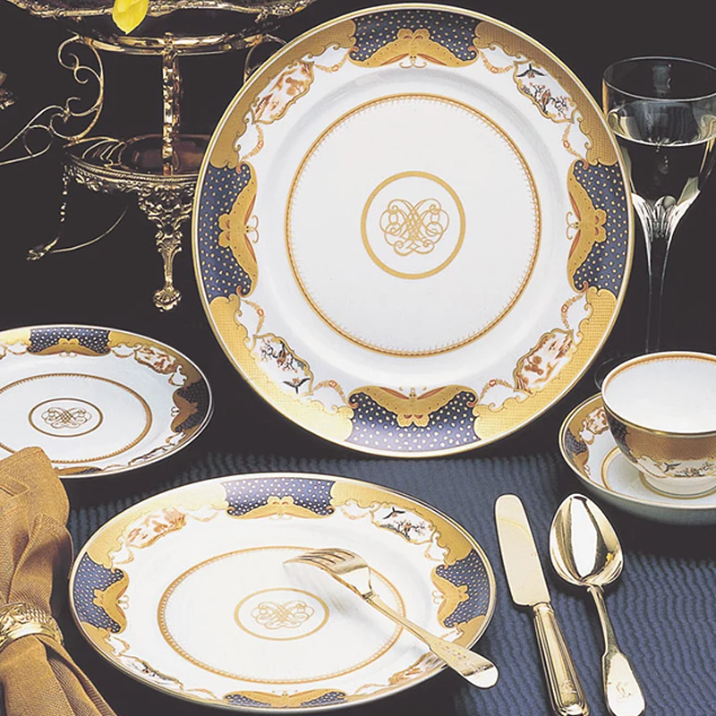 Golden Butterfly 5 pc Place Setting