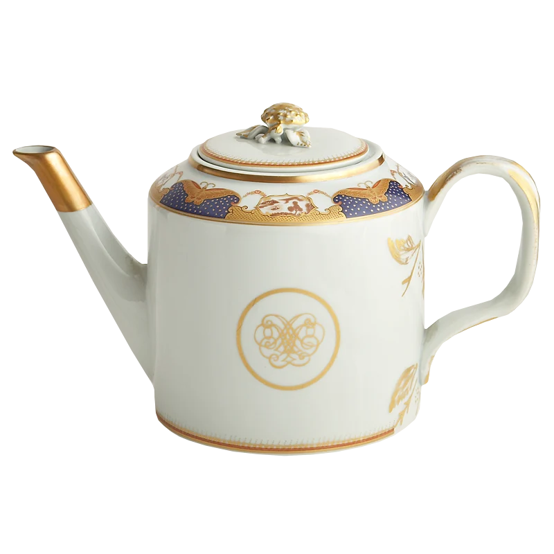 Golden Butterfly Teapot